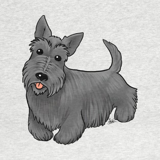 Dog - Scottish Terrier - Black by Jen's Dogs Custom Gifts and Designs